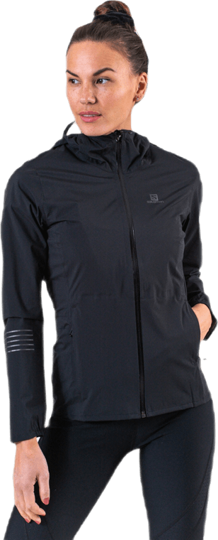 Lightning Waterproof Jacket Black, Female, Apparels, jackets, Running, Black, M