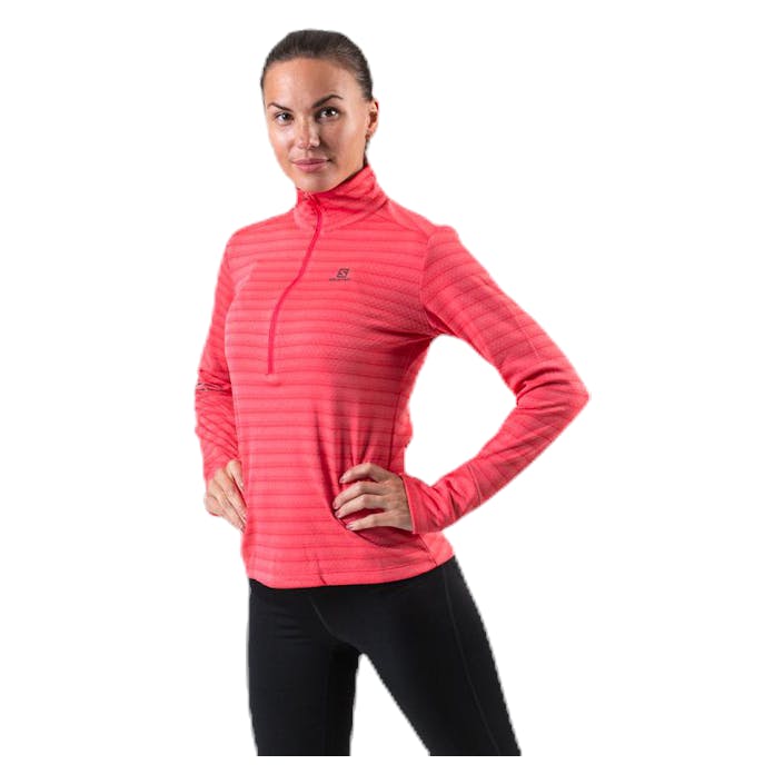 Lightning HZ Mid Red, Female, Apparels, Shirts, Running, Red, S