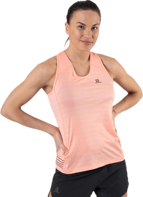 XA Tank Orange, Female, Apparels, Tops, Running, Orange, XS