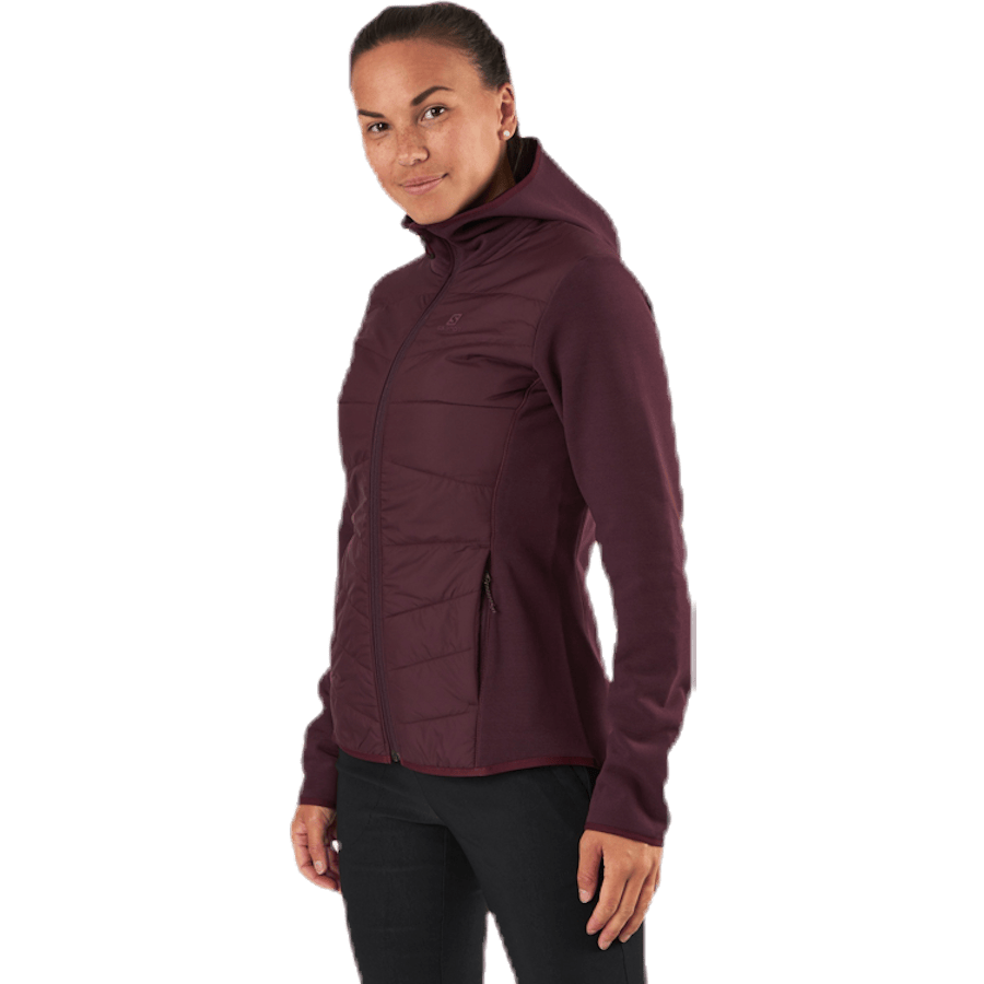 Radiant Hybrid Hoodie Purple - Bild 4