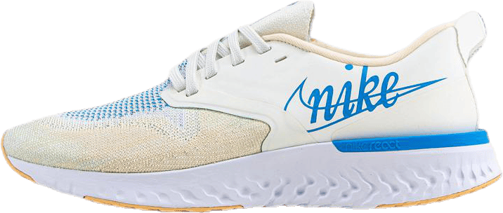 Odyssey React 2 Flyknit JDI Blue/Beige, Male, Shoes, Running shoes, Running, White, UK 4,5