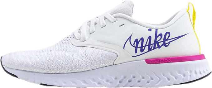 Odyssey React 2 Flyknit JDI White/Red, Female, Topánky, Bežecké topánky, Beží, Biely, EU 39