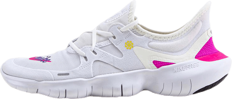 Free Run 5.0 JDI Pink/White, Female, Skor, Löparskor, Löpning, Vit, EU 36,5