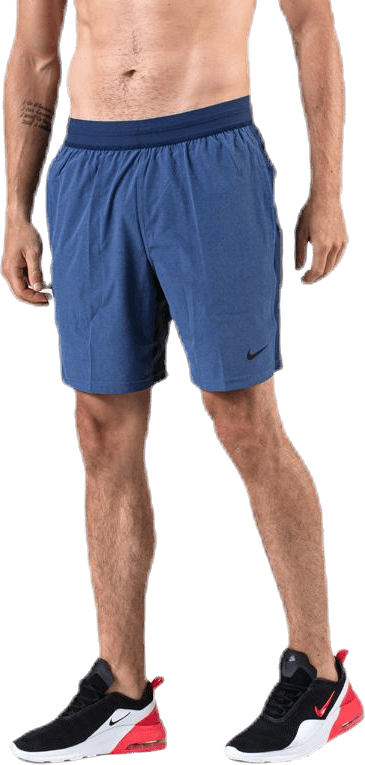Flex Short Active Blue, Male, Apparels, Shorts, Yoga, Blue, L