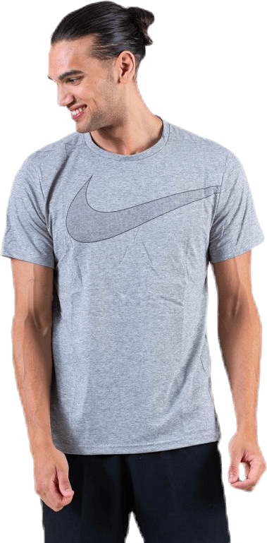 Breathe Top SS Hyper Dry Black/Grey, Male, Kläder, T-shirt, Träning, Grå, L