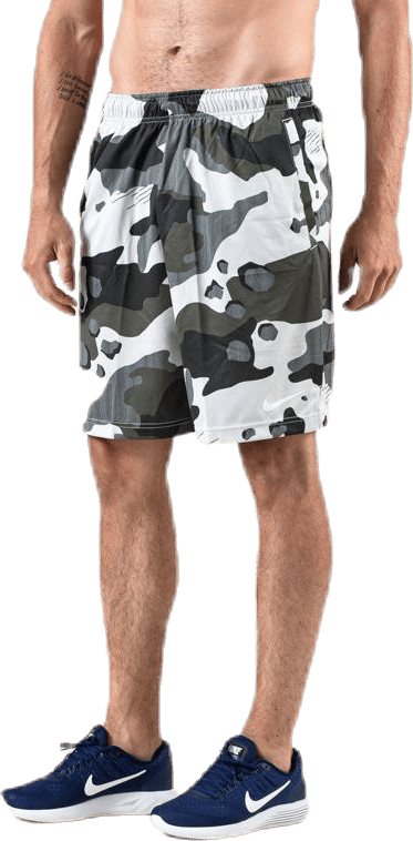 Dry Short 4.0 AOP Camo Black/Grey, Male, Apparels, Shorts, Workout, Multi color, S