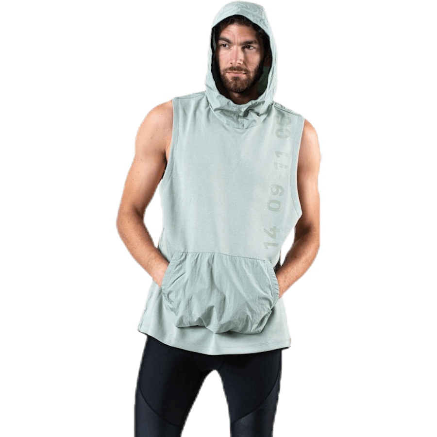 Dri-FIT Therma Sleeveless Hood Black/Green