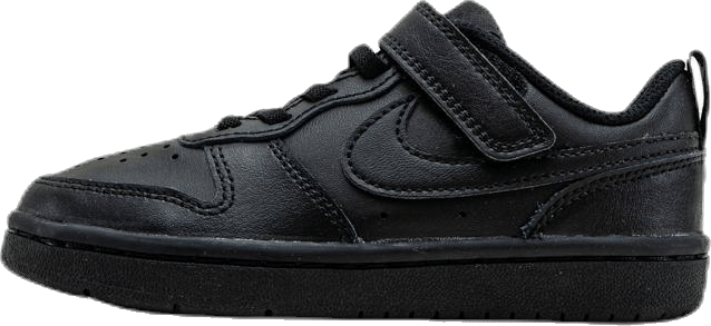 Court Borough Low 2 Little Kids' Shoes BLACK/BLACK-BLACK, Unisex, Topánky, Tenisky, Čierna, EU 27