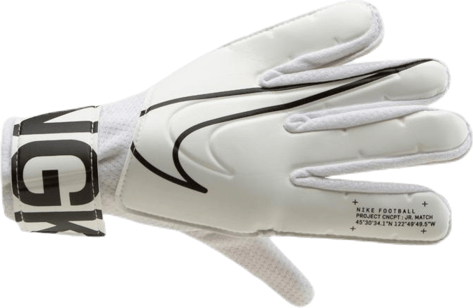 Goalkeeper Match Junior White/Black, Unisex, Apparels, Protection, Soccer, Silver, 4