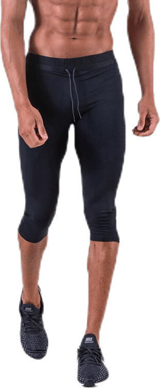 Tech Pack 3/4 Tight Black/Grey, Male, Apparels, Leggings, Workout, Black, S