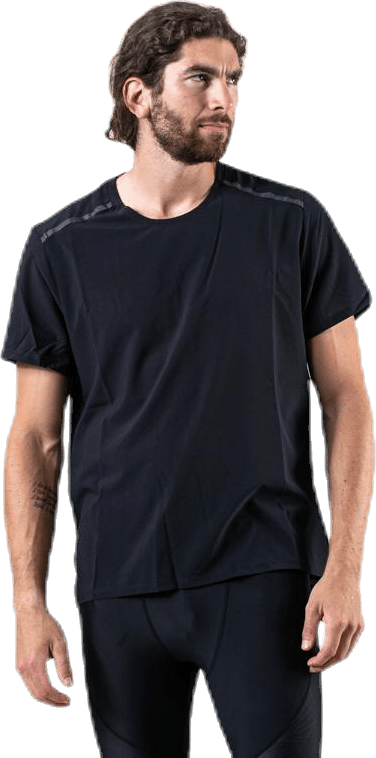 Tech Pack SS Top Black, Male, Apparels, T-shirt, Running, Black, XXL