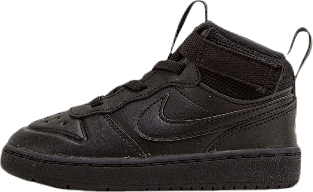 Court Borough Mid Boot TD Black, Unisex, Shoes, Trainers, Black, UK K 3