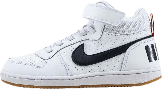 Court Borough Mid (PSV) Blue/White/Red, Unisex, Shoes, Trainers, White, UK K 11,5