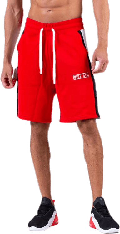 Air Short BB White/Black/Red, Male, Apparels, Shorts, Red, M