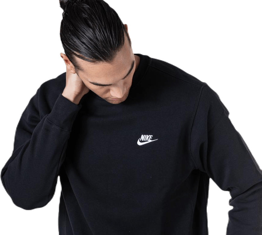 Sportswear Club Fleece Crew BLACK/WHITE - Bild 4