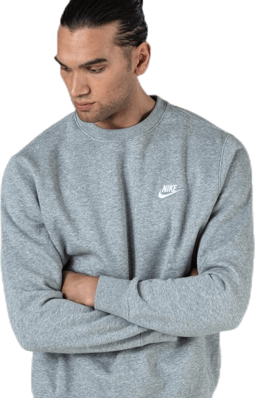 Sportswear Club Fleece Crew DK GREY HEATHER/WHITE