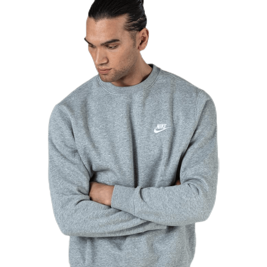 Sportswear Club Fleece Crew DK GREY HEATHER/WHITE