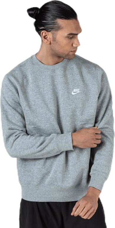 Sportswear Club Fleece Crew DK GREY HEATHER/WHITE - Bild 2
