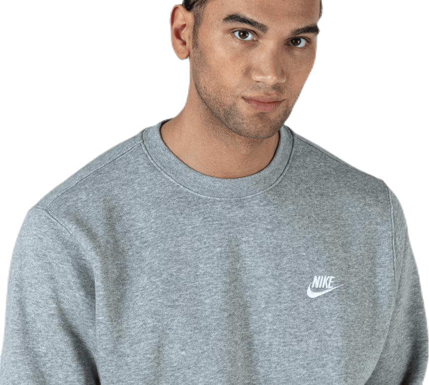 Sportswear Club Fleece Crew DK GREY HEATHER/WHITE - Bild 4