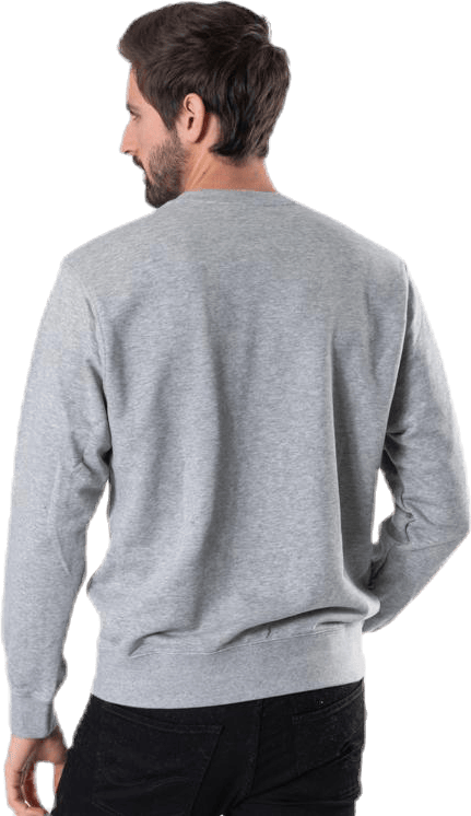 Sportswear Club Men's French Terry Crew DK GREY HEATHER/WHITE - Bild 2