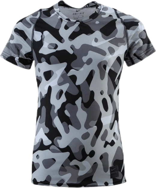Junior Pro Fitted SS AOP Patterned/Grey, Unisex, Abbigliamento, Maglietta, Allenamento, Multi colore, XS