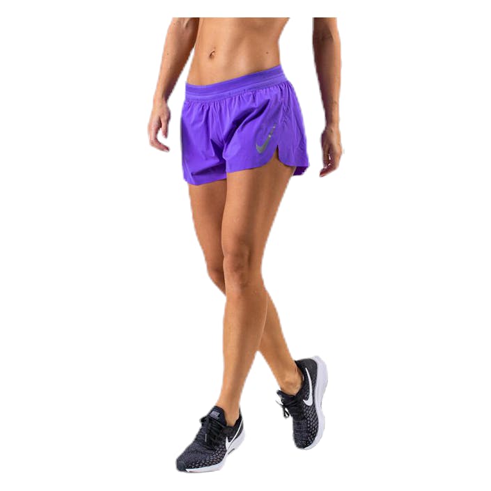 Aroswft Track Shorts Purple, Female, Apparels, Shorts, Running, Purple, L