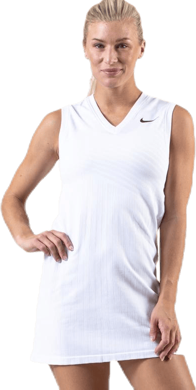 Maria Court Dress White/Black