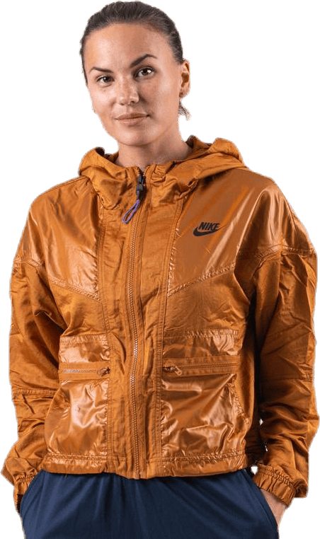 Nsw Cargo Rebel Jacket Brown, Female, Apparels, Shirts, Brown, M