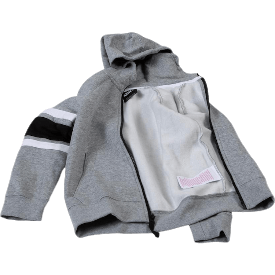 Boys Air Hoodie Front Zip White/Grey - Bild 5