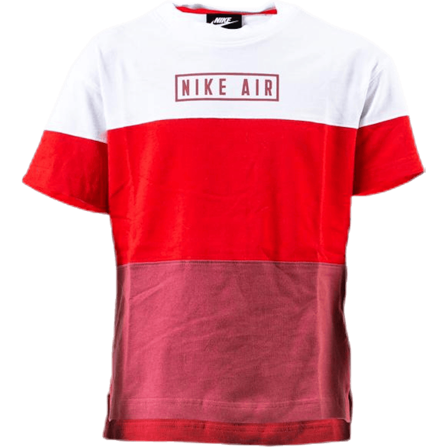 Boys Air Top SS White/Red