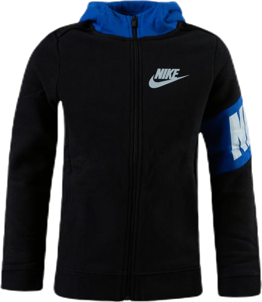 Junior Core Amplify Front Zip Blue/Black, Unisex, Apparels, Shirts, Black, M