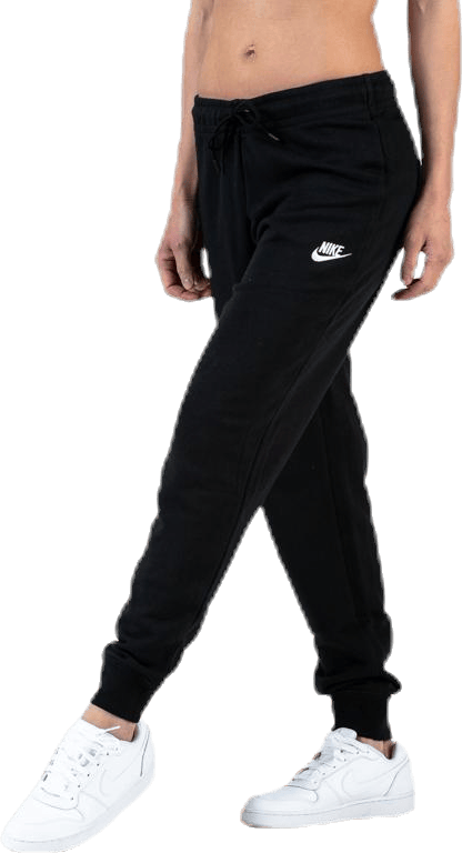 Nsw Essential Reg Tight Pant White/Black, Female, Kleding, Broek, Zwart, XL