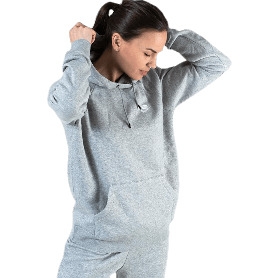 Essential Hoodie White/Grey