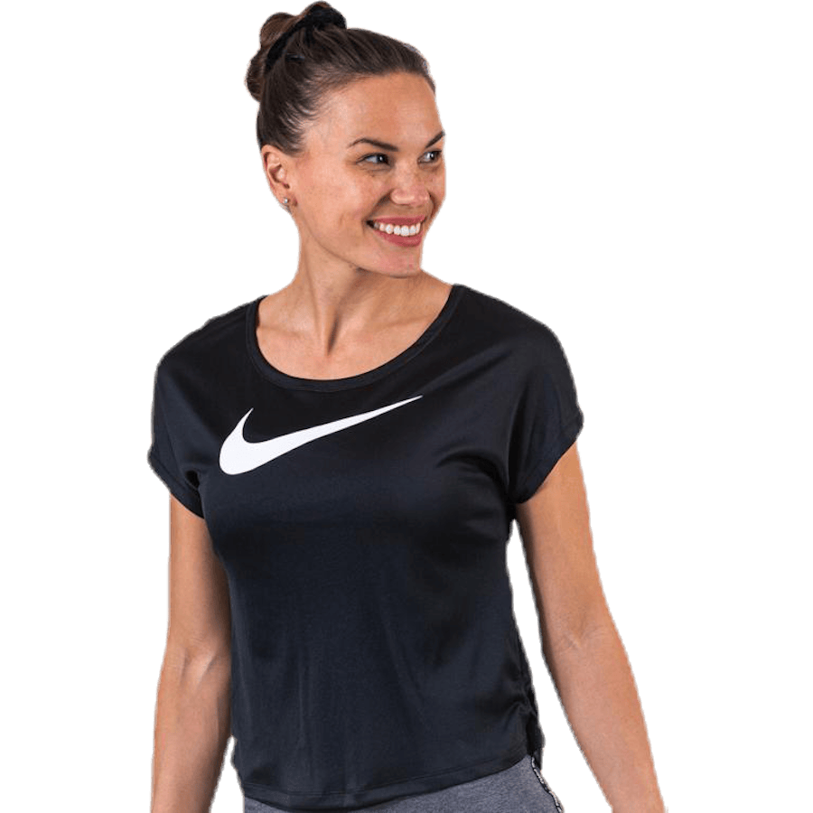 Swoosh Run Top SS White/Black - Bild 4