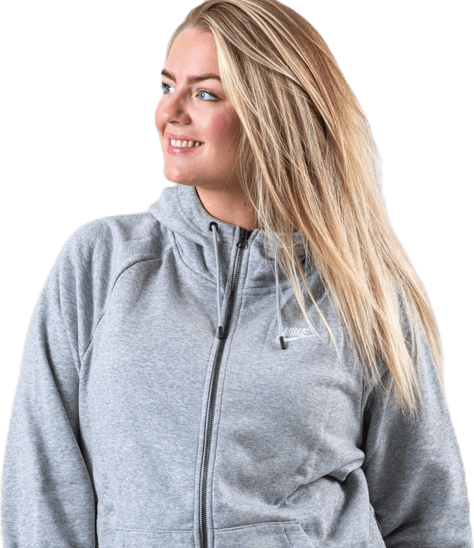 Essential Zip Hoodie Plus Grey - Bild 2