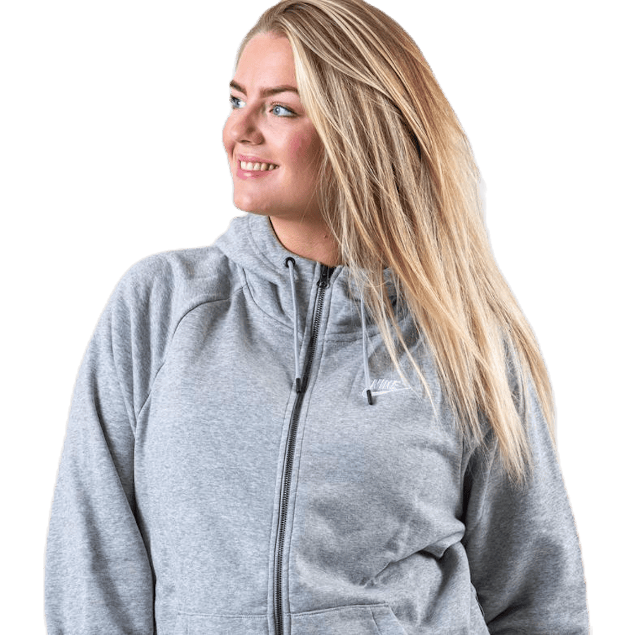 Essential Zip Hoodie Plus Grey - Bild 2
