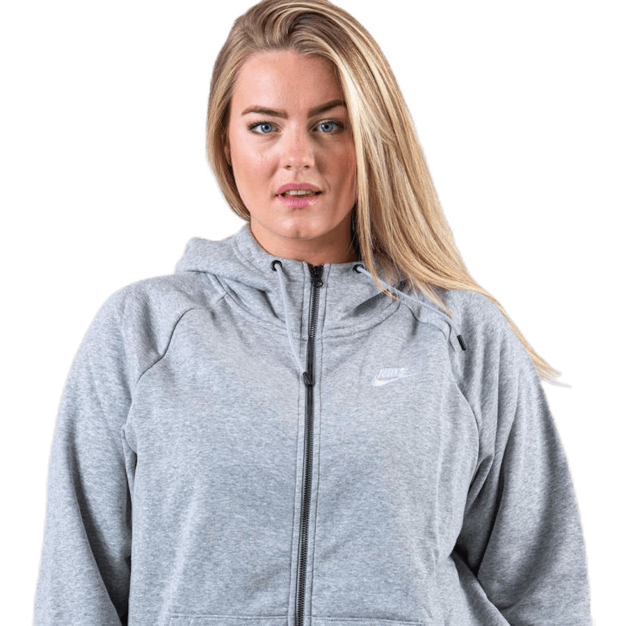 Essential Zip Hoodie Plus Grey - Bild 6