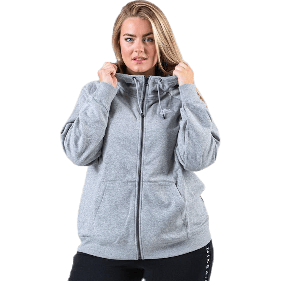 Essential Zip Hoodie Plus Grey - Bild 7