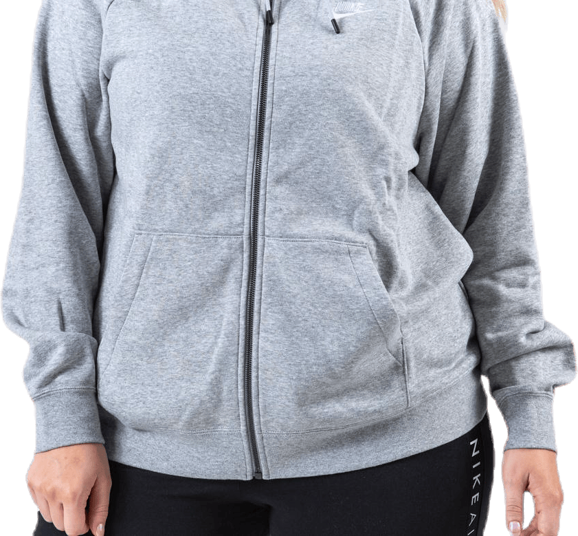Essential Zip Hoodie Plus Grey - Bild 8