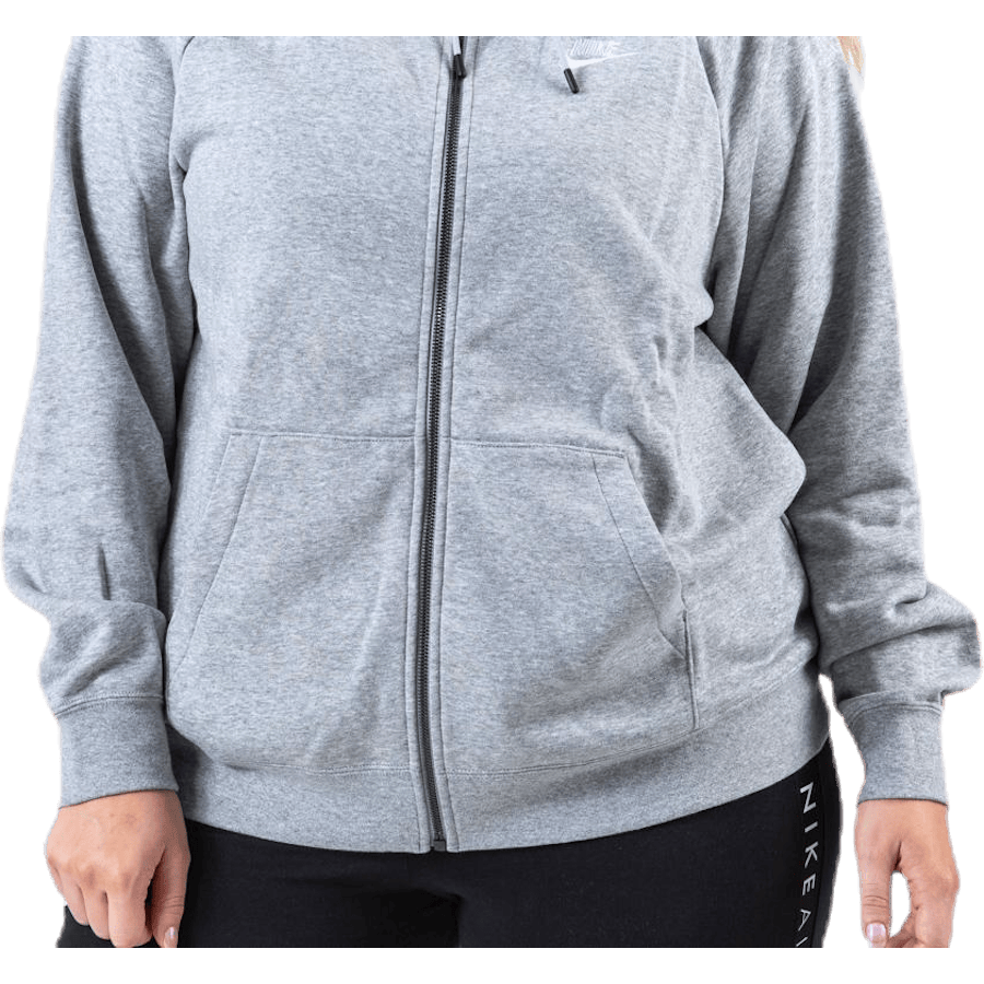Essential Zip Hoodie Plus Grey - Bild 8
