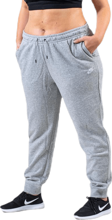 Nsw Essential Pant Reg Plus White/Grey, Female, Abbigliamento, Pantaloni, Grigio, XXL
