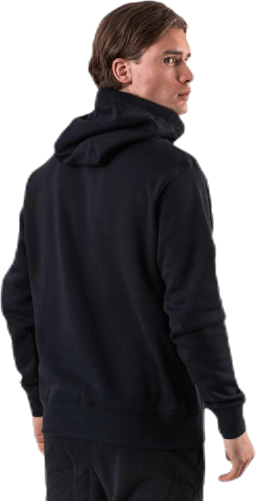 Sportswear Club Fleece Men's Full-Zip Hoodie BLACK/BLACK/WHITE - Bild 5