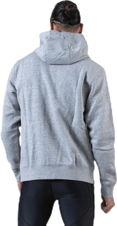 Sportswear Club Fleece Men's Full-Zip Hoodie DK GREY HEATHER/MATTE SILVER/WHITE - Bild 3