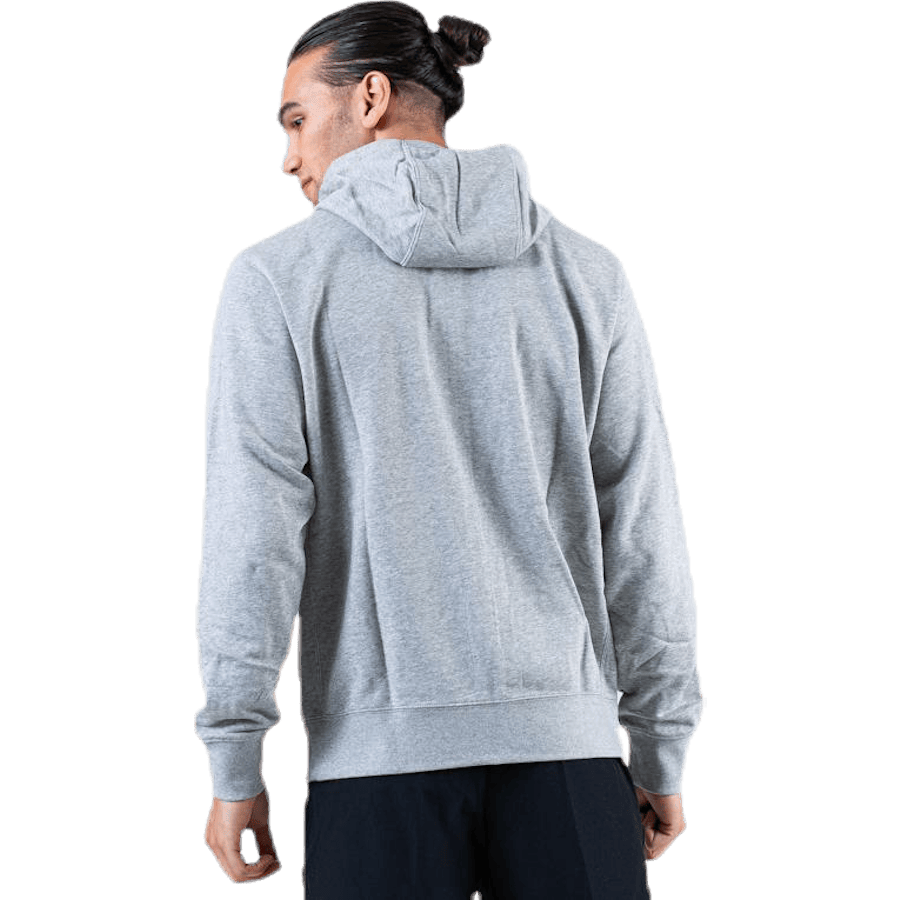 Sportswear Club Men's Full-Zip Hoodie DK GREY HEATHER/MATTE SILVER/WHITE - Bild 4