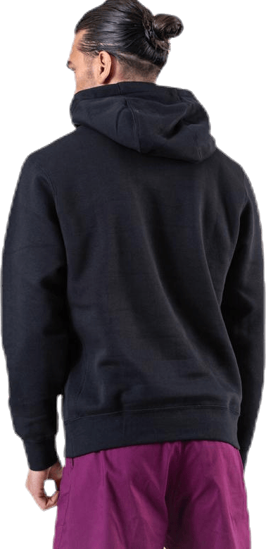 Sportswear Club Fleece Pullover Hoodie BLACK/BLACK/WHITE - Bild 3