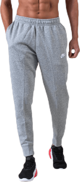 Sportswear Club Fleece Joggers DK GREY HEATHER/MATTE SILVER/WHITE