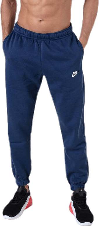 Sportswear Club Fleece Men's Pants MIDNIGHT NAVY/MIDNIGHT NAVY/WHITE, Male, Vêtements, Pantalon, Bleu, XL