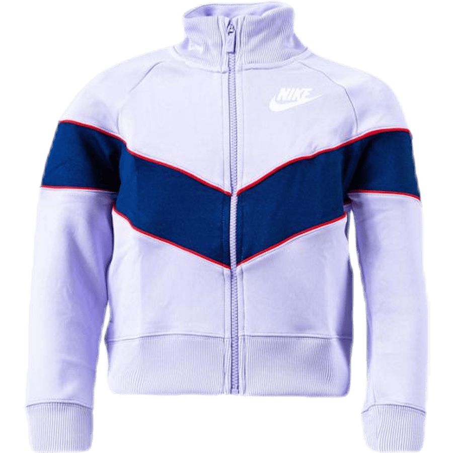 Girls Heritage Front Zip Purple
