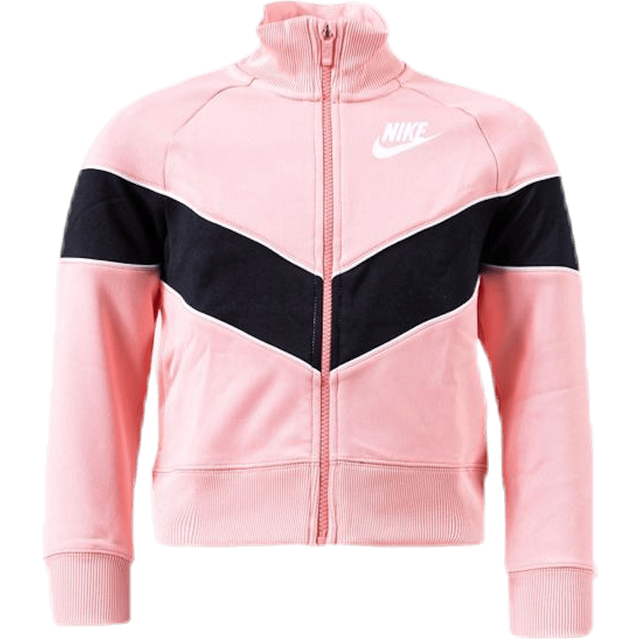 Girls Heritage Front Zip Pink