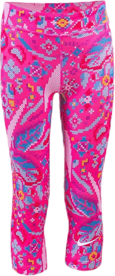 Girls One Tight Capri Femme Pink, Unisex, Apparels, Leggings, Workout, Pink, XL